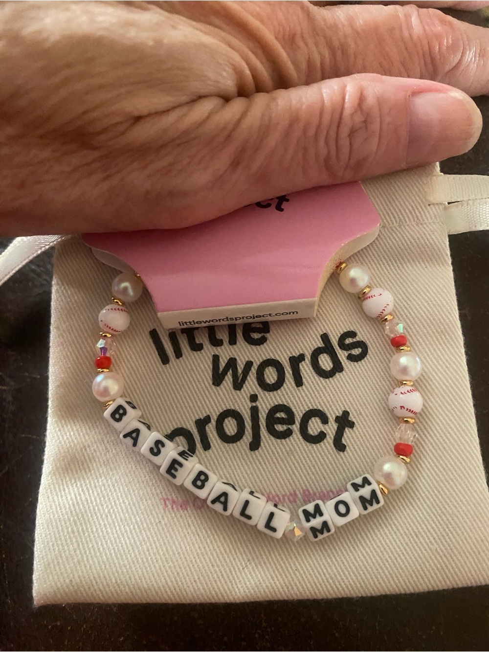little words project Baseball Mom Bracelet